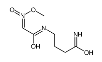 2-[(4-amino-4-oxobutyl)amino]-N-methoxy-2-oxoethanimine oxide结构式