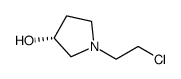 (R)-1-(2-chloroethyl)pyrrolidine-3-ol Structure