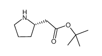 (S)-Pyrrolidin-2-yl-acetic acid tert-butyl ester structure