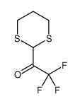 Ethanone, 1-(1,3-dithian-2-yl)-2,2,2-trifluoro- (9CI)结构式
