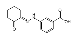 3-[2-(2-oxocyclohexylidene)hydrazinyl]benzoic acid Structure