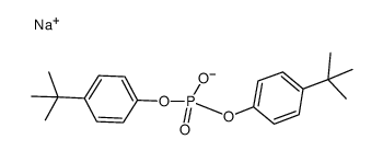 sodium bis(p-tert-butylphenyl) phosphate Structure