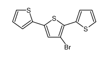 3'-Bromo-2,2':5',2''-terthiophene Structure