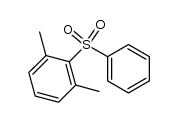 (2,6-dimethylphenyl)-phenyl sulfone结构式