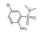 2-amino-5-bromo-N,N-dimethyl-3-pyridinesulfonamide Structure