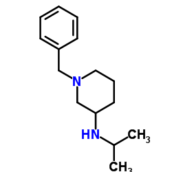1-Benzyl-N-isopropyl-3-piperidinamine Structure