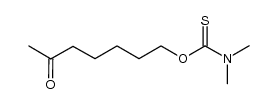 O-6-oxoheptyl dimethylcarbamothioate Structure