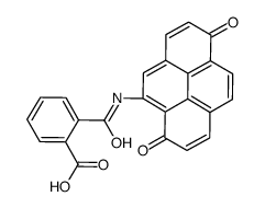 2-[(3,8-dioxopyren-4-yl)carbamoyl]benzoic acid结构式