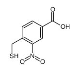 3-nitro-4-(sulfanylmethyl)benzoic acid Structure