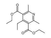 diethyl 4-ethyl-2,6-dimethylpyridine-3,5-dicarboxylate Structure