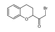 2-bromo-1-(3,4-dihydro-2H-chromen-2-yl)ethanone Structure
