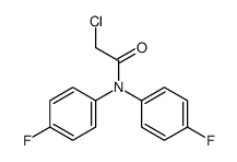 2-chloro-N,N-bis(4-fluorophenyl)acetamide Structure