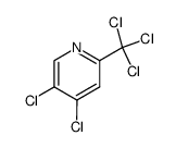 4,5-dichloro-2-(trichloromethyl)pyridine Structure