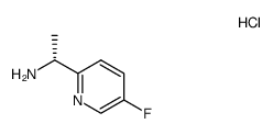 (R)-1-(5-氟吡啶-2-基)乙胺盐酸盐结构式
