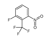 1-Fluoro-3-nitro-2-(trifluoromethyl)benzene Structure