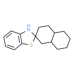 3',4',4'a,5',6',7',8',8'a-Octahydro-1'H,3H-spiro[1,3-benzothiazole-2,2'-naphthalene] Structure