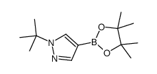 1-(叔丁基)-4-(4,4,5,5-四甲基-1,3,2-二氧硼杂环戊烷-2-基)吡唑图片