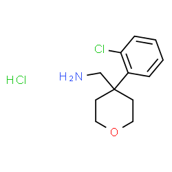 (4-(2-氯苯基)四氢-2H-吡喃-4-基)甲胺盐酸盐结构式
