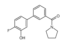 [3-(4-fluoro-3-hydroxyphenyl)phenyl]-pyrrolidin-1-ylmethanone Structure
