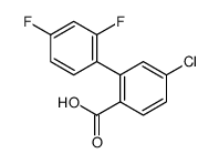 4-chloro-2-(2,4-difluorophenyl)benzoic acid Structure