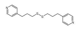 1,2-bis(3-(pyridin-4-yl)propyl)disulfane结构式