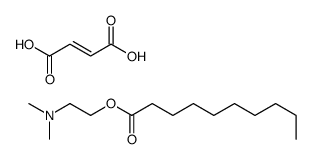 Decanoic acid, 2-(dimethylamino)ethyl ester, (Z)-2-butenedioate (1:1) structure