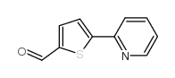 5-吡啶基-2-硫苯-2-甲醛结构式