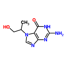 7-(1-甲基-2-羟乙基)鸟嘌呤结构式