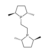 1,2-双[(2S,5S)-2,5-二甲基-1-亚磷基]乙烷结构式