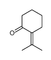 2-(丙烷-2-基)环己酮结构式