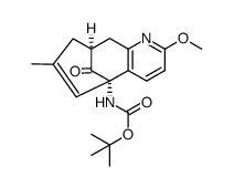 tert-butyl ((5S,9S)-2-methoxy-7-methyl-11-oxo-9,10-dihydro-5,9-methanocycloocta[b]pyridin-5(8H)-yl)carbamate结构式