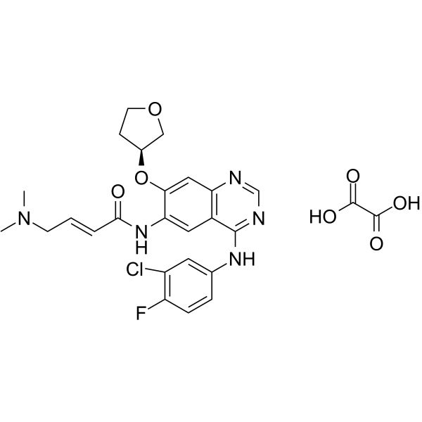 Afatinib oxalate Structure