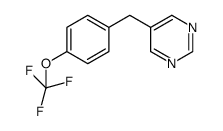 5-[4-(trifluoromethoxy)benzyl]pyrimidine Structure