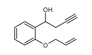 1-(2-(allyloxy)phenyl)but-3-yn-1-ol结构式