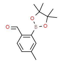 2-Formyl-5-methylphenylboronic acid pinacol ester Structure