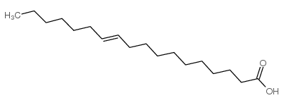 trans-11-octadecenoic acid Structure