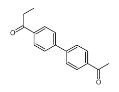 1-[4-(4-acetylphenyl)phenyl]propan-1-one结构式