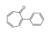 2-PHENYL-2,4,6-CYCLOHEPTATRIEN-1-ONE结构式