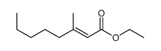 ethyl 3-methyloct-2-enoate结构式