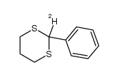 2-Deuterio-2-phenyl-1,3-dithian Structure