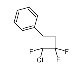 (2-chloro-2,3,3-trifluorocyclobutyl)benzene结构式