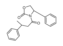 (4R)-4-phenyl-3-[(3R)-3-phenylbutanoyl]-1,3-oxazolidin-2-one结构式