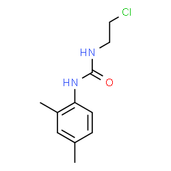 N-(2-CHLOROETHYL)-N'-(2,4-DIMETHYLPHENYL)UREA结构式