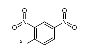 1-Deuterio-2,4-dinitrobenzene Structure