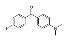 [4-(dimethylamino)phenyl]-(4-fluorophenyl)methanone结构式