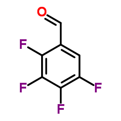 2,3,4,5-四氟苯甲醛结构式