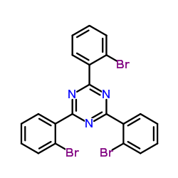 2,4,6-Tris(2-bromophenyl)-1,3,5-triazine Structure