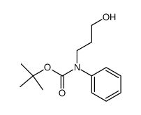tert-butyl (3-hydroxypropyl)(phenyl)carbamate Structure