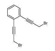 1,2-bis(3-bromoprop-1-ynyl)benzene结构式