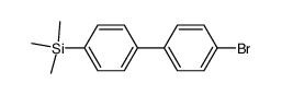 4-bromo-4'-trimethylsilyl-1,1'-biphenyl Structure